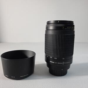 Nikon Nikkor AF 70-300mm f/4-5.6 G Telephoto Zoom Lens Black Tested
